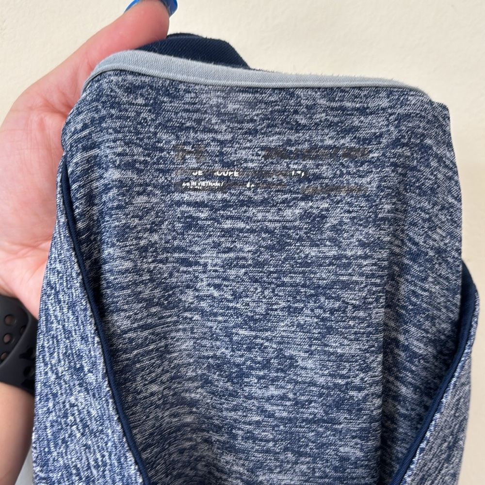 Under Armour Men’s Tech 1/2 Zip Long Sleeve Blue Marled Size XL - Picture 7 of 7